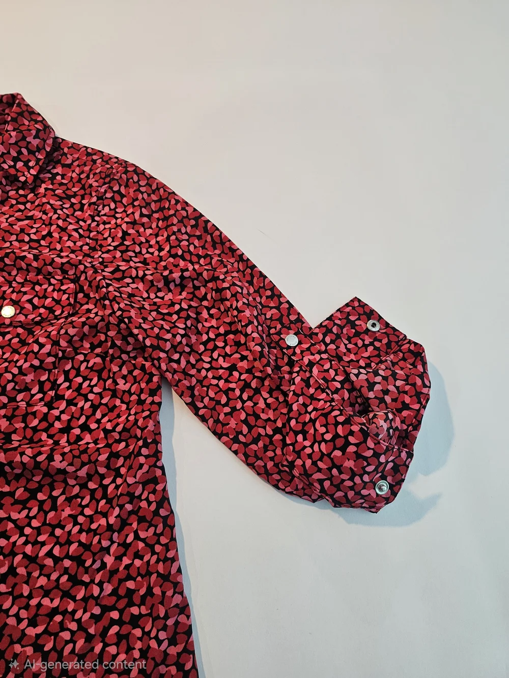 Michael Kors Heart Front Zip Blouse